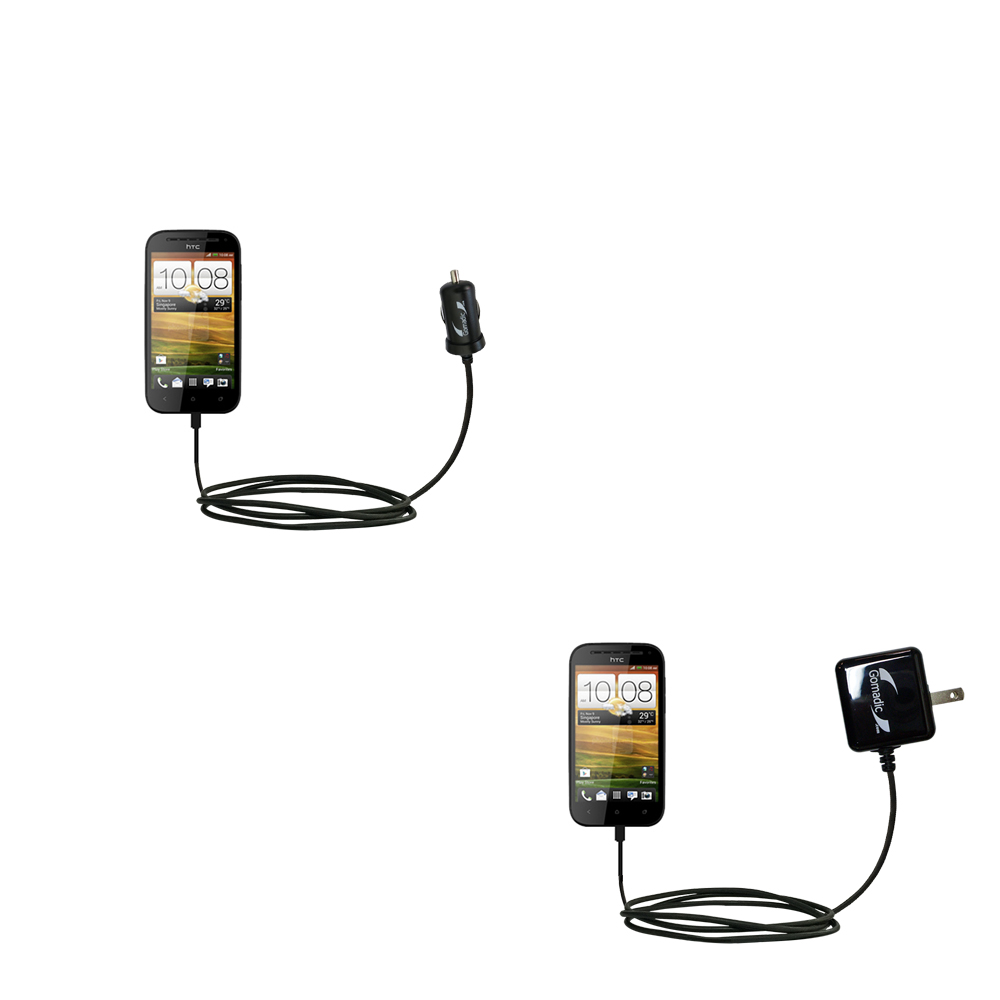 Car & Home Charger Kit compatible with the HTC One VX