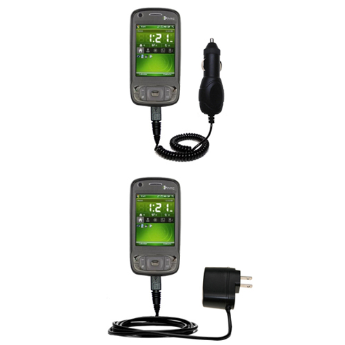 Car & Home Charger Kit compatible with the HTC P4550