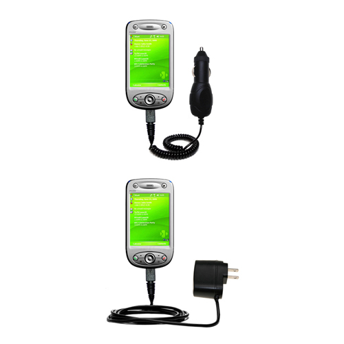Car & Home Charger Kit compatible with the HTC P6300
