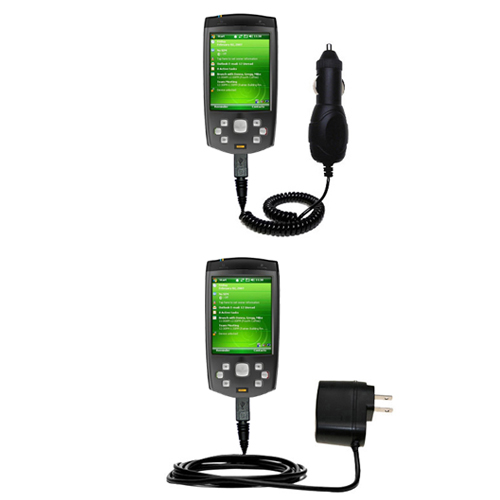 Car & Home Charger Kit compatible with the HTC P6500