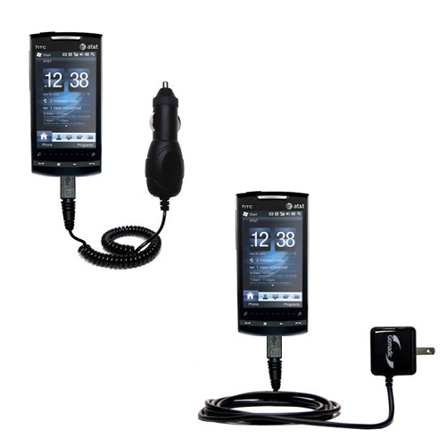 Car & Home Charger Kit compatible with the HTC Pure