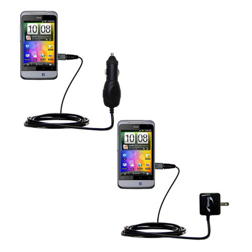 Car & Home Charger Kit compatible with the HTC Salsa