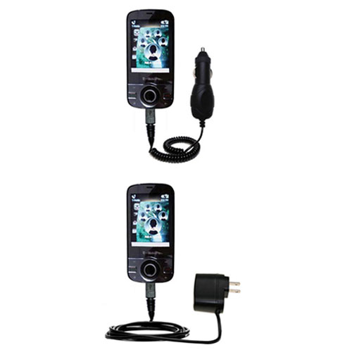 Car & Home Charger Kit compatible with the HTC Shadow II