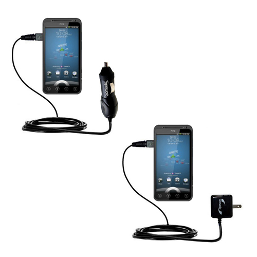 Car & Home Charger Kit compatible with the HTC Shooter