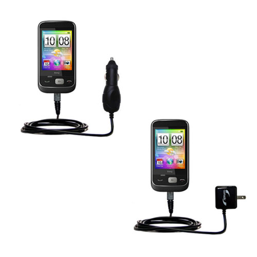 Car & Home Charger Kit compatible with the HTC SMART