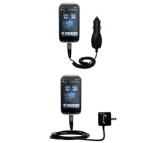 Car & Home Charger Kit compatible with the HTC Tilt2