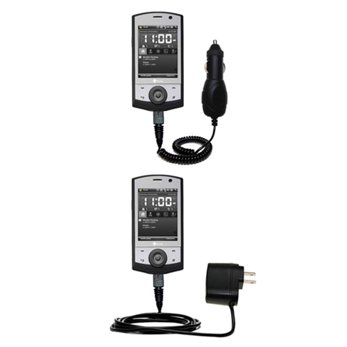 Car & Home Charger Kit compatible with the HTC Touch Cruise