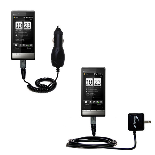 Car & Home Charger Kit compatible with the HTC Touch Diamond2