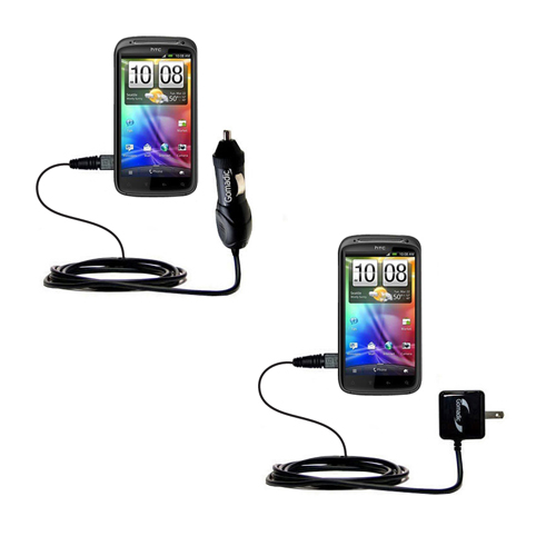 Car & Home Charger Kit compatible with the HTC Vigor
