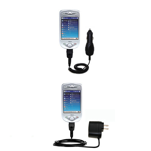 Car & Home Charger Kit compatible with the HTC Wallaby