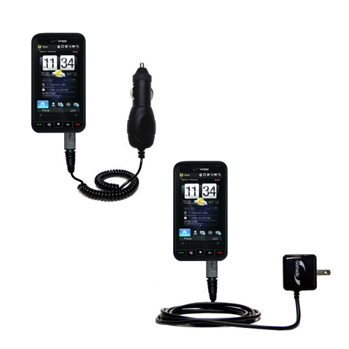 Car & Home Charger Kit compatible with the HTC xv6975