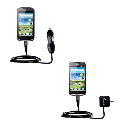 Car & Home Charger Kit compatible with the Huawei U8815