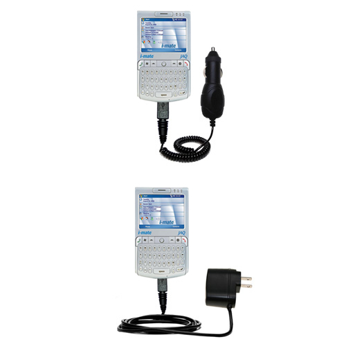 Car & Home Charger Kit compatible with the i-Mate JAQ4