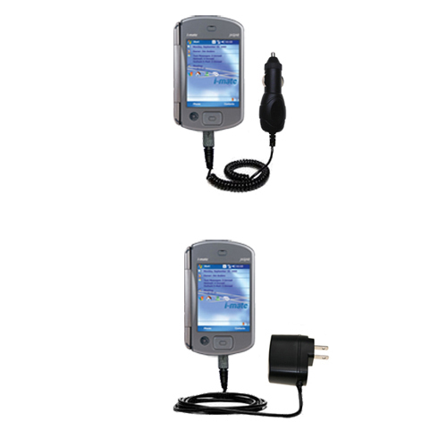 Car & Home Charger Kit compatible with the i-Mate JASJAR