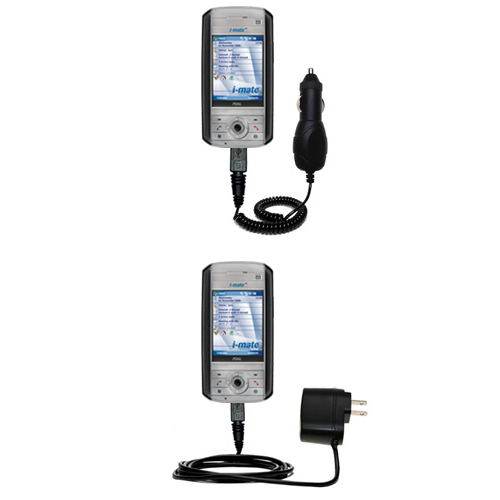 Car & Home Charger Kit compatible with the i-Mate PDAL