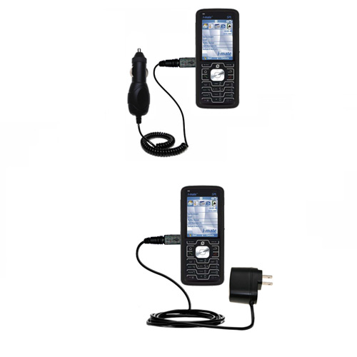 Car & Home Charger Kit compatible with the i-Mate SPL