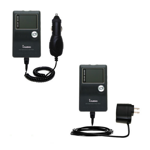 Car & Home Charger Kit compatible with the Cowon iAudio X5