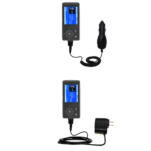 Car & Home Charger Kit compatible with the Insignia 2GB MP3 Player
