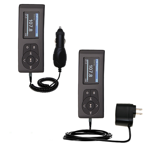 Car & Home Charger Kit compatible with the Insignia NS-DA1G Sport