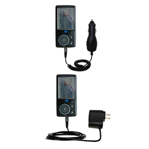 Car & Home Charger Kit compatible with the Insignia NS-DV4G
