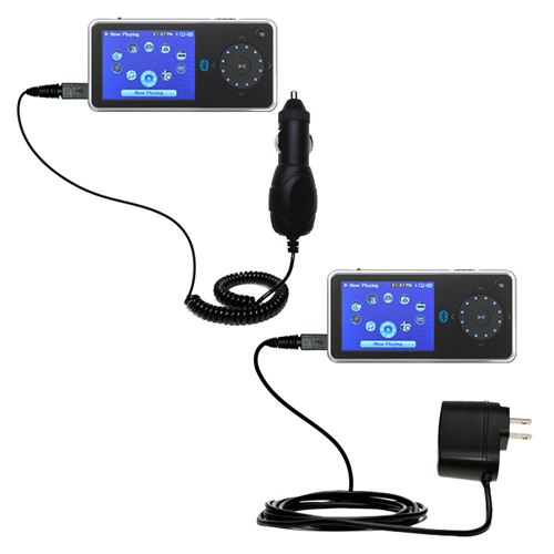 Car & Home Charger Kit compatible with the Insignia Pilot 4GB NS-4V24