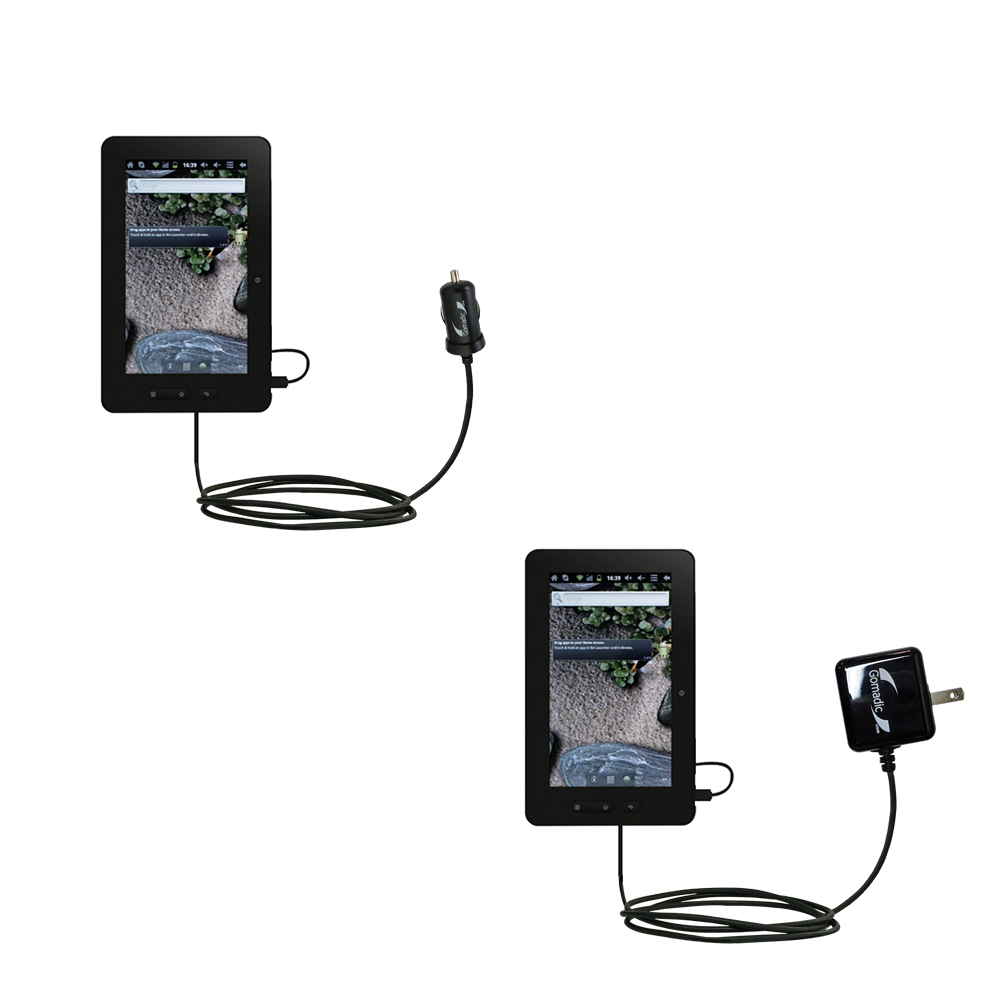 Car & Home Charger Kit compatible with the iView 760TPC