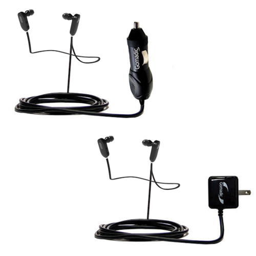 Car & Home Charger Kit compatible with the Jaybird JF3 Freedom