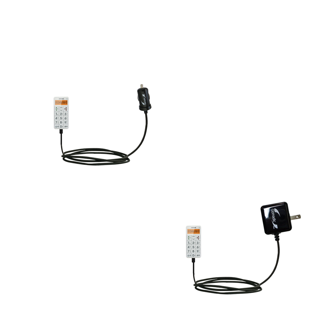 Car & Home Charger Kit compatible with the JUST5 J509