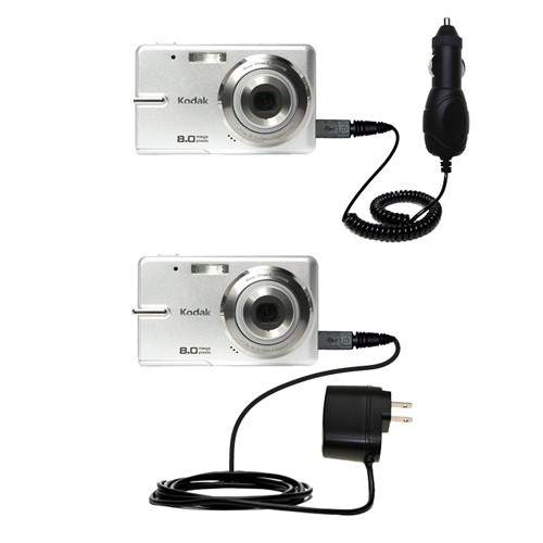 Car & Home Charger Kit compatible with the Kodak M873