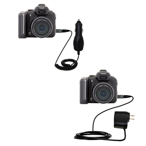 Car & Home Charger Kit compatible with the Kodak P880