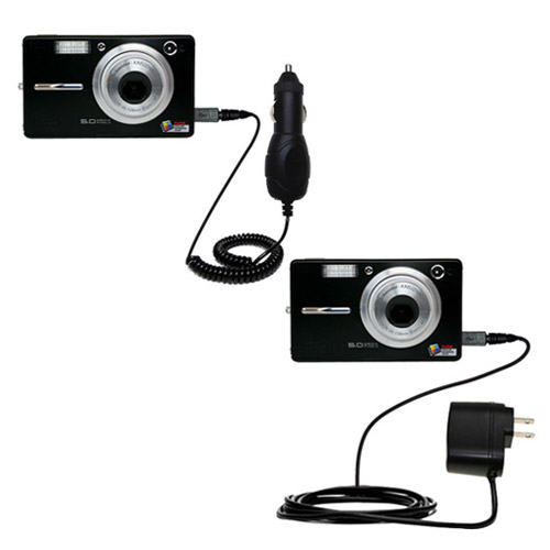 Car & Home Charger Kit compatible with the Kodak V550