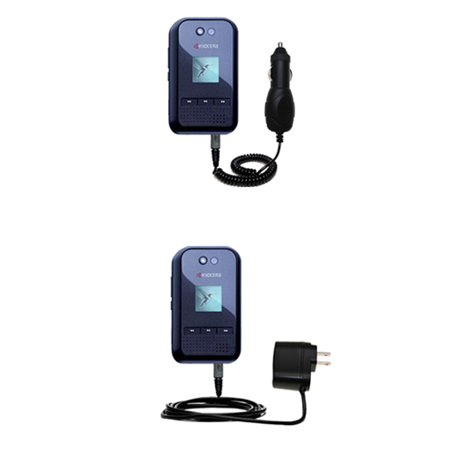 Car & Home Charger Kit compatible with the Kyocera E2000