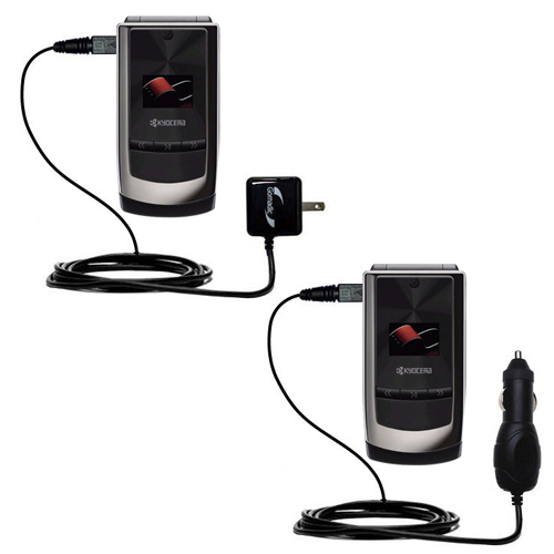 Car & Home Charger Kit compatible with the Kyocera E3500