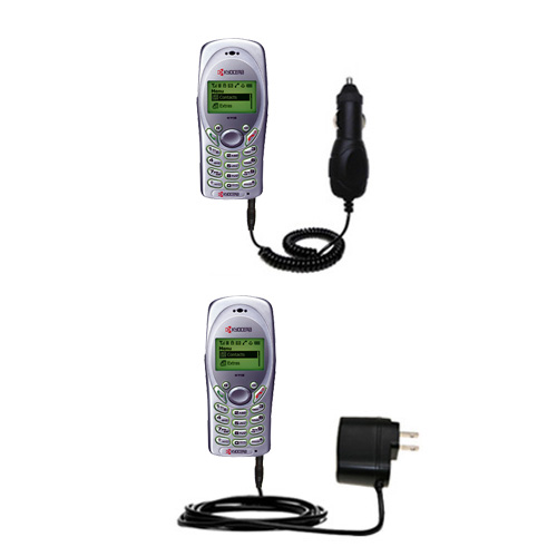 Car & Home Charger Kit compatible with the Kyocera K110