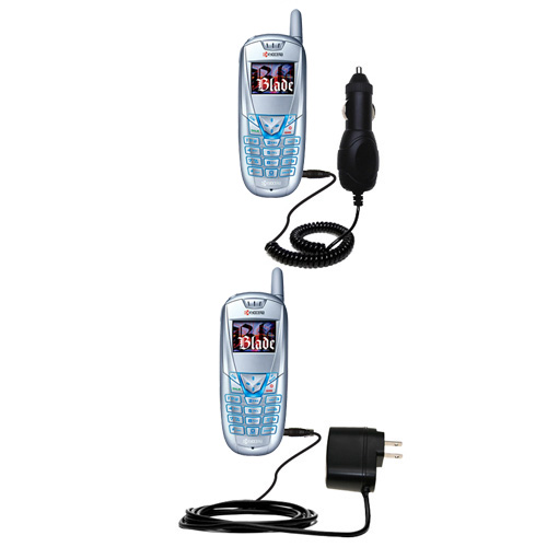 Car & Home Charger Kit compatible with the Kyocera KE424