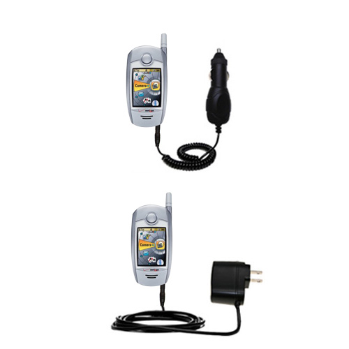 Car & Home Charger Kit compatible with the Kyocera Koi KX2