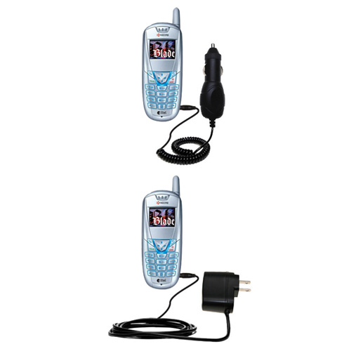 Car & Home Charger Kit compatible with the Kyocera KX424