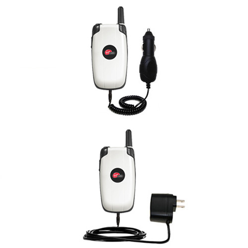 Car & Home Charger Kit compatible with the Kyocera KX9D
