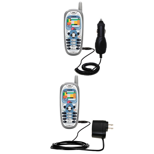 Car & Home Charger Kit compatible with the Kyocera Royale