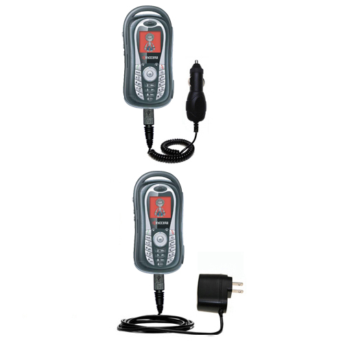 Car & Home Charger Kit compatible with the Kyocera Strobe