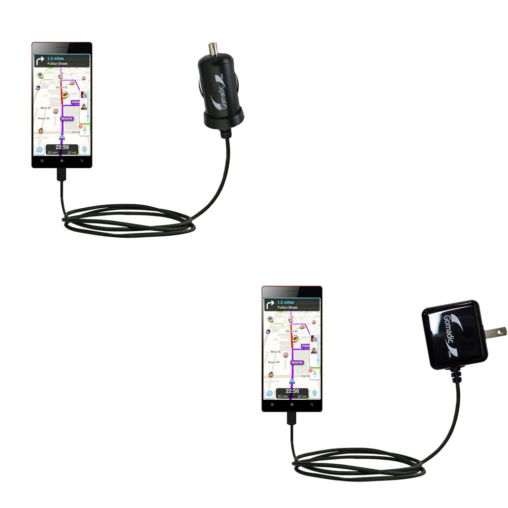 Car & Home Charger Kit compatible with the Lenovo VIBE X2 Pro