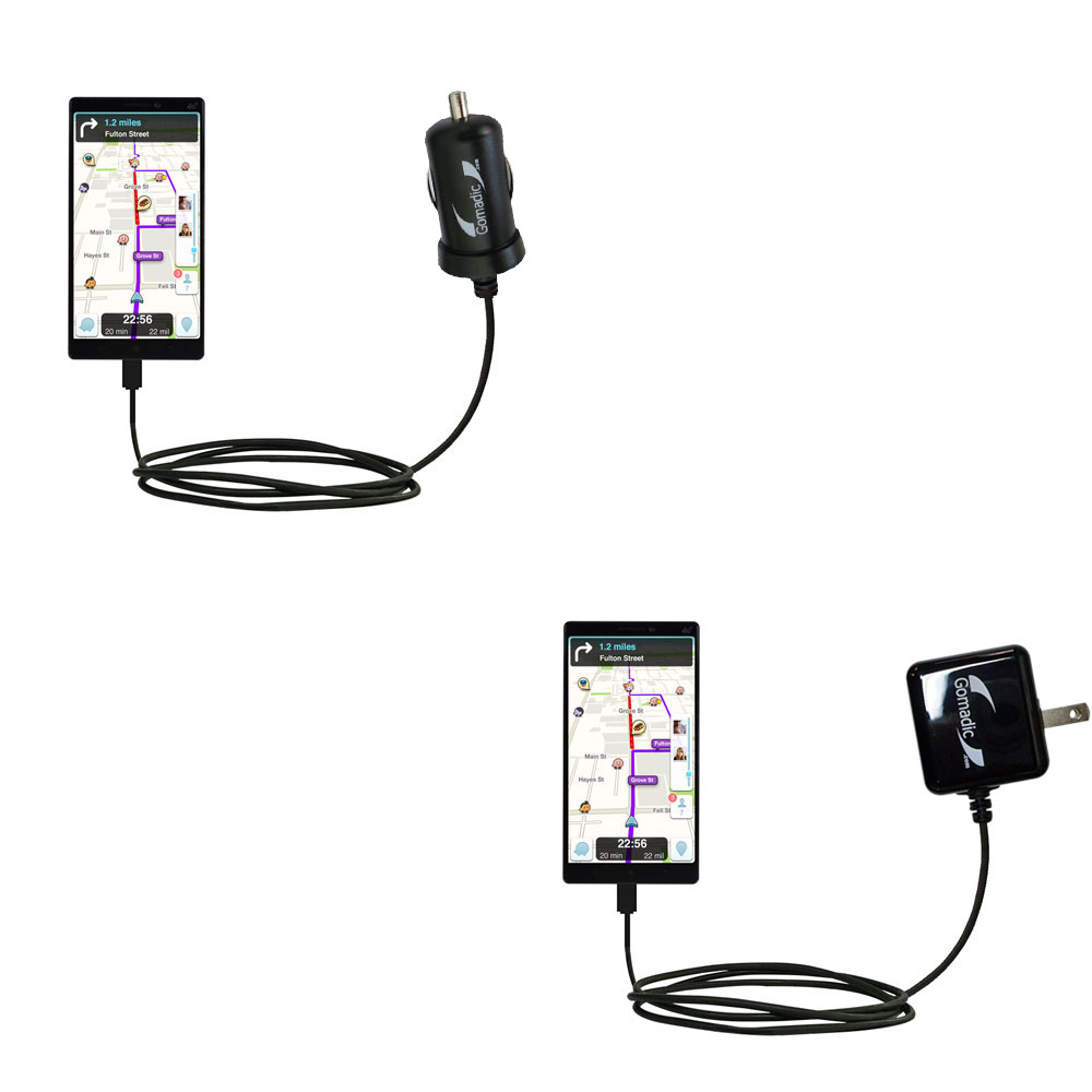 Car & Home Charger Kit compatible with the Lenovo VIBE Z2