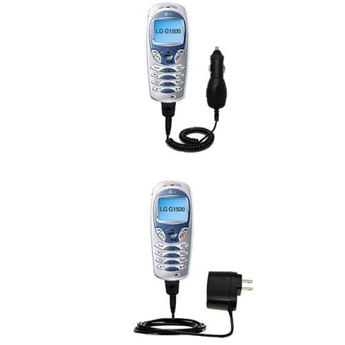 Car & Home Charger Kit compatible with the LG 1500