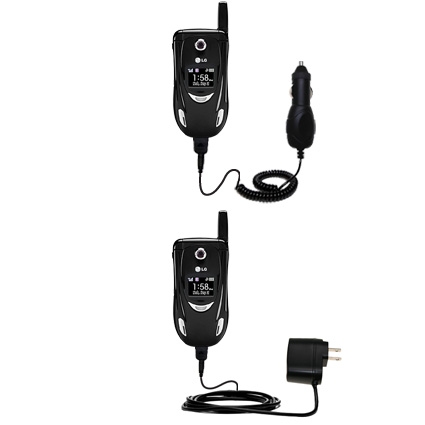Car & Home Charger Kit compatible with the LG AX490
