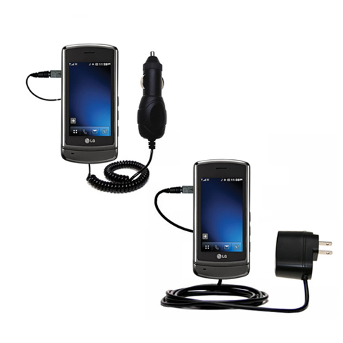Car & Home Charger Kit compatible with the LG AX830