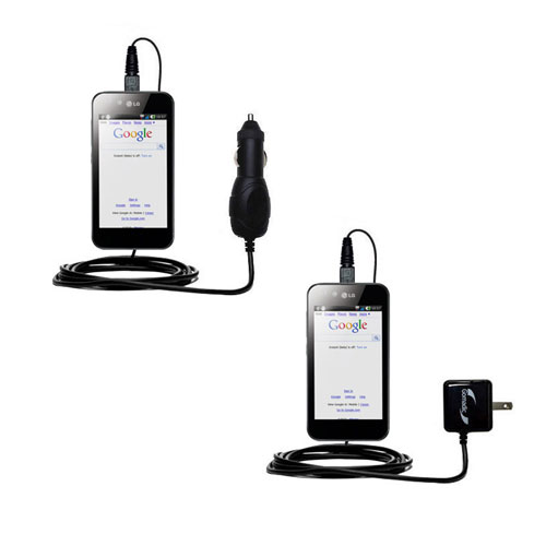Car & Home Charger Kit compatible with the LG B