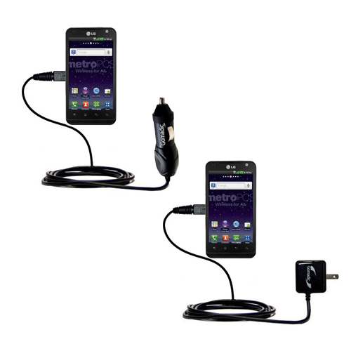 Car & Home Charger Kit compatible with the LG Bryce