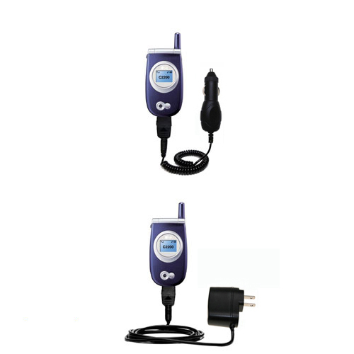 Car & Home Charger Kit compatible with the LG C2200
