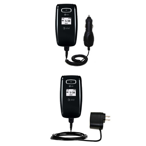 Car & Home Charger Kit compatible with the LG CE110