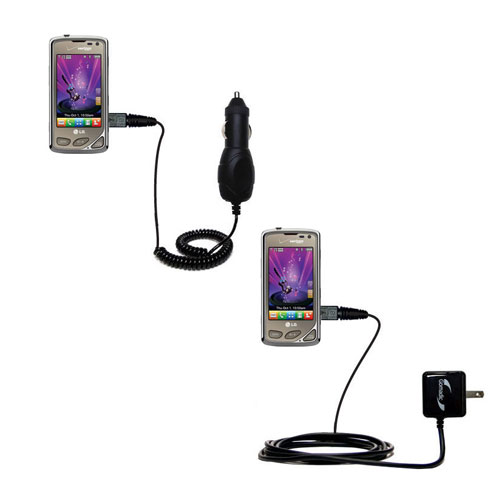 Car & Home Charger Kit compatible with the LG Chocolate Touch VX8575